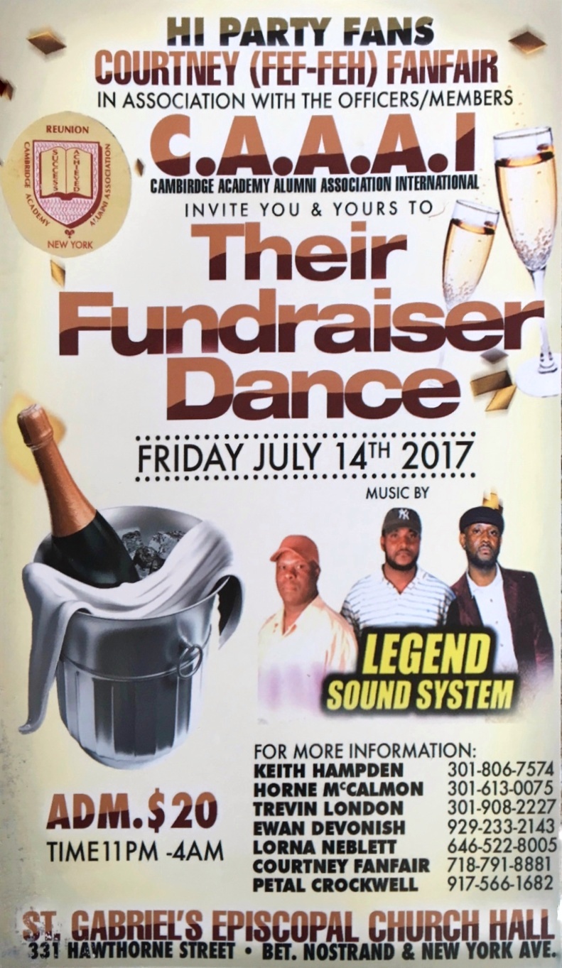 Fundraiser Dance Flyer